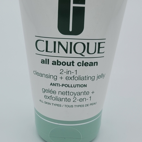 Clinique All About Clean 2-In-1 Cleansing & Exfoliating Jelly NEW #1250 - Picture 3 of 5